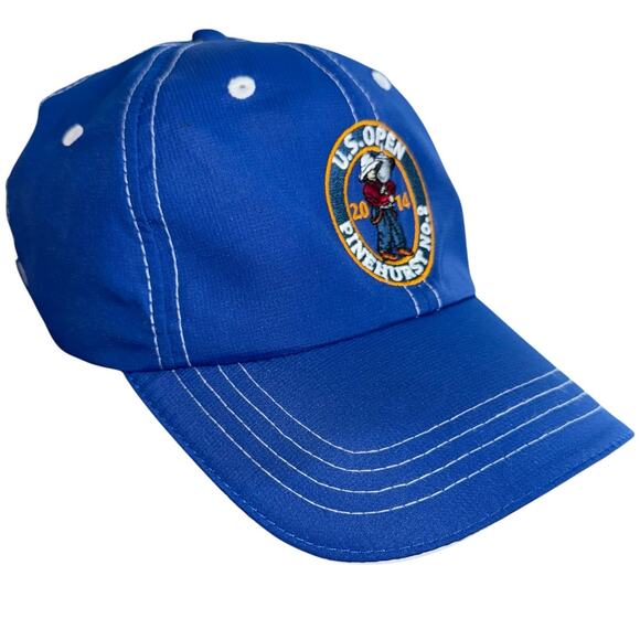 Imperial USGA 2014 US Open Pinehurst No. 2 Golf Hat Baseball Cap US Dad Hat Blue - Picture 1 of 11